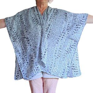 Christopher banks cardigan shawl grey one size